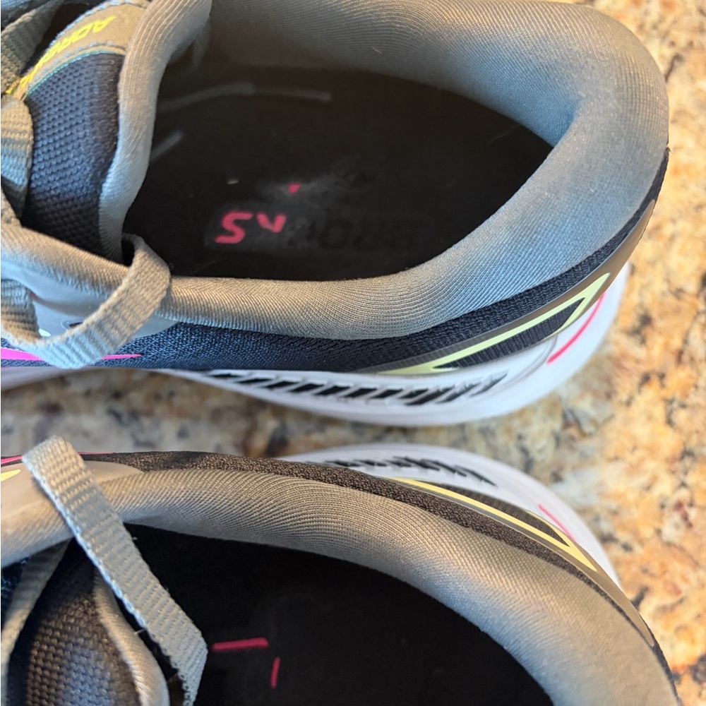 Brooks Adrenaline GTS 23 Black Pink Gray Athletics Sneakers- women’s size 11 - Picture 6 of 12